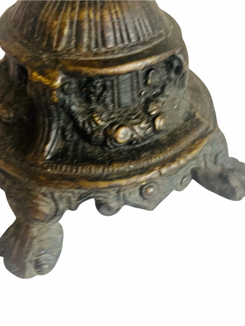 Antique Ornate Double Handle Vase -